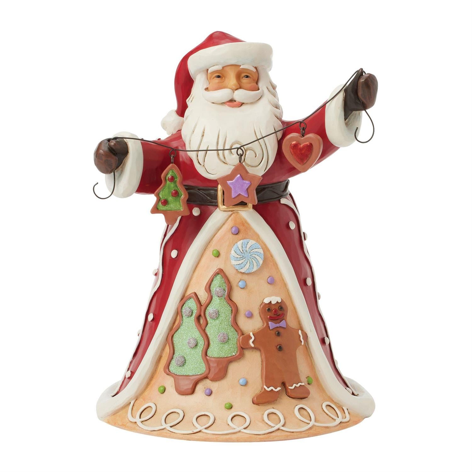 Gingerbread Santa Garland by Jim Shore