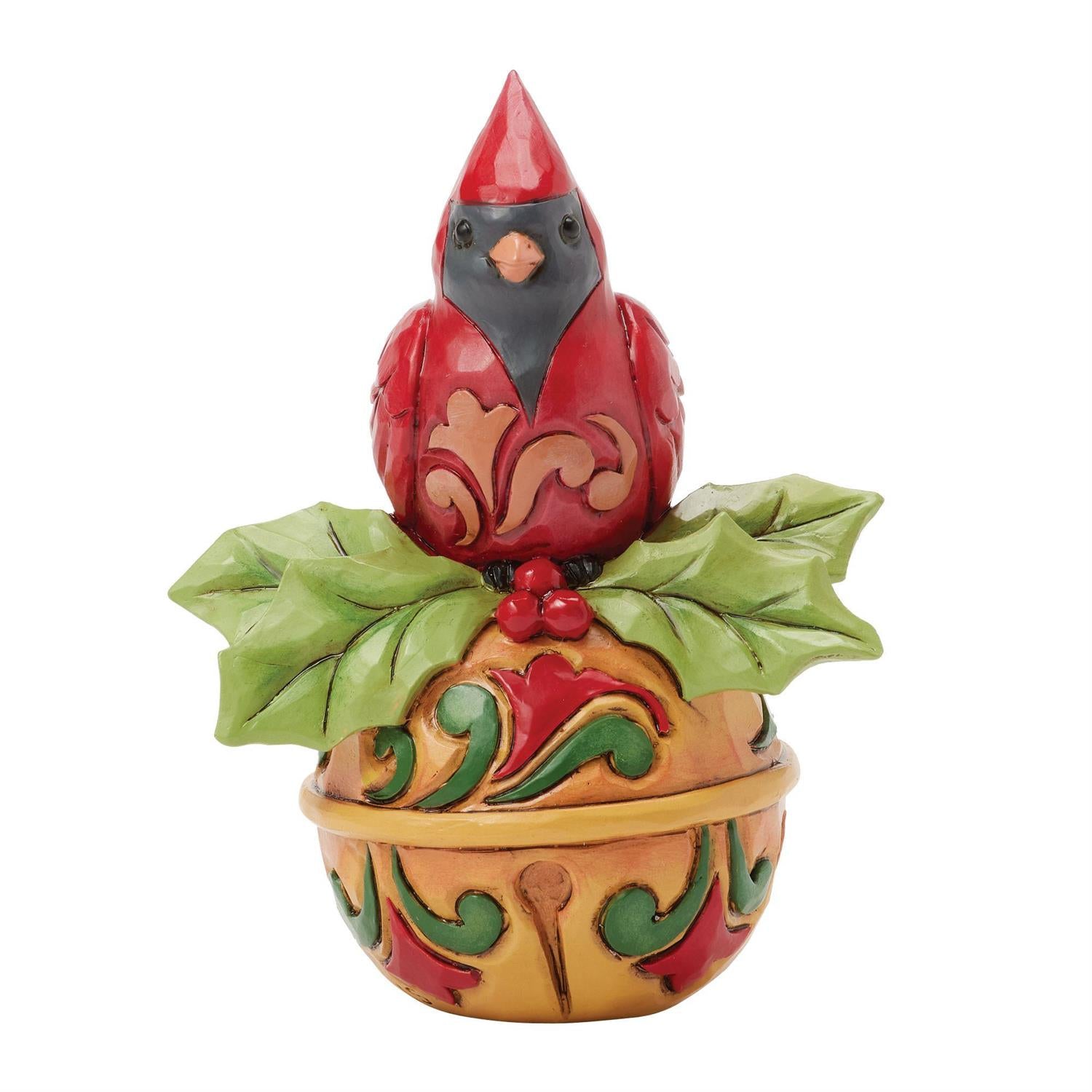 Cardinal on Jingle Bell Mini by Jim Shore