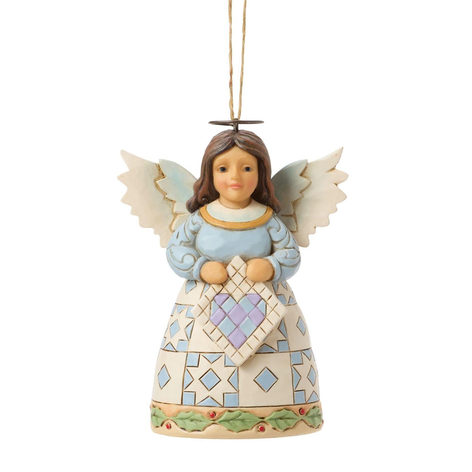Quilt Angel Ornament by Jim Shore