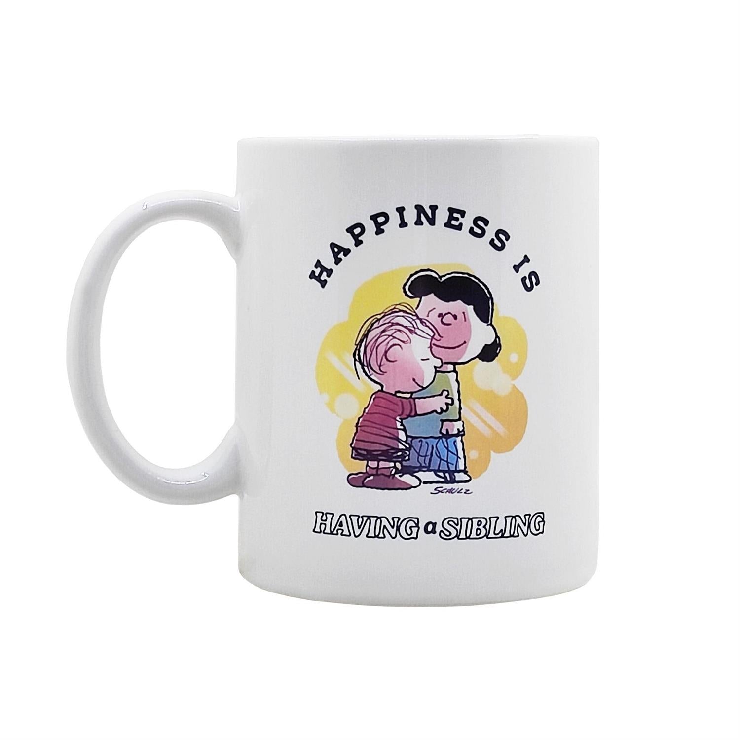 Peanuts 75th Anniversary Having a Sibling Mug