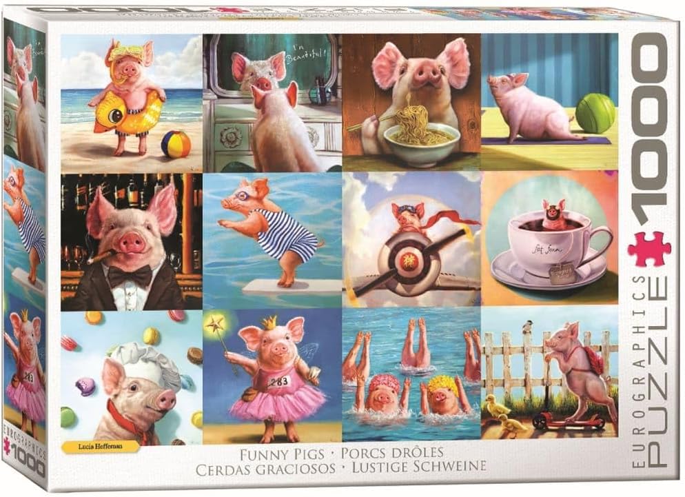 Eurographics Map of the World 1000 Piece Puzzle