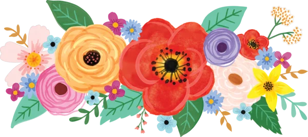 Wildflowers Bulletin Board Set