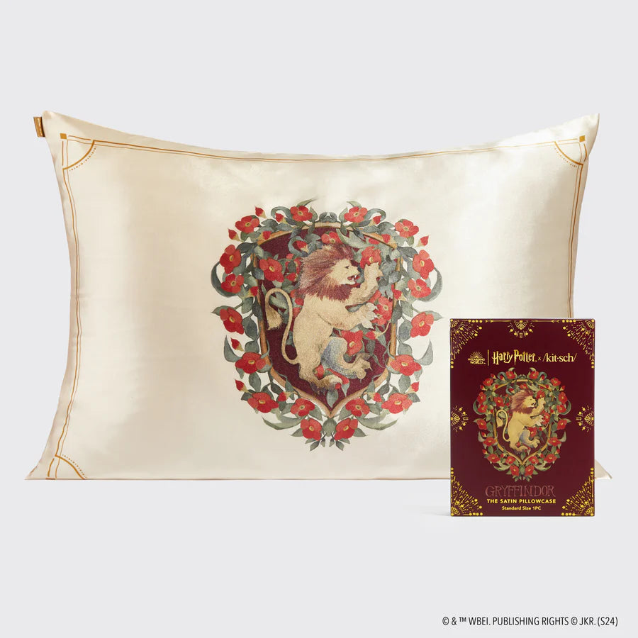 Kitsch x Harry Potter Satin Pillowcase in Gryffindor - Standard