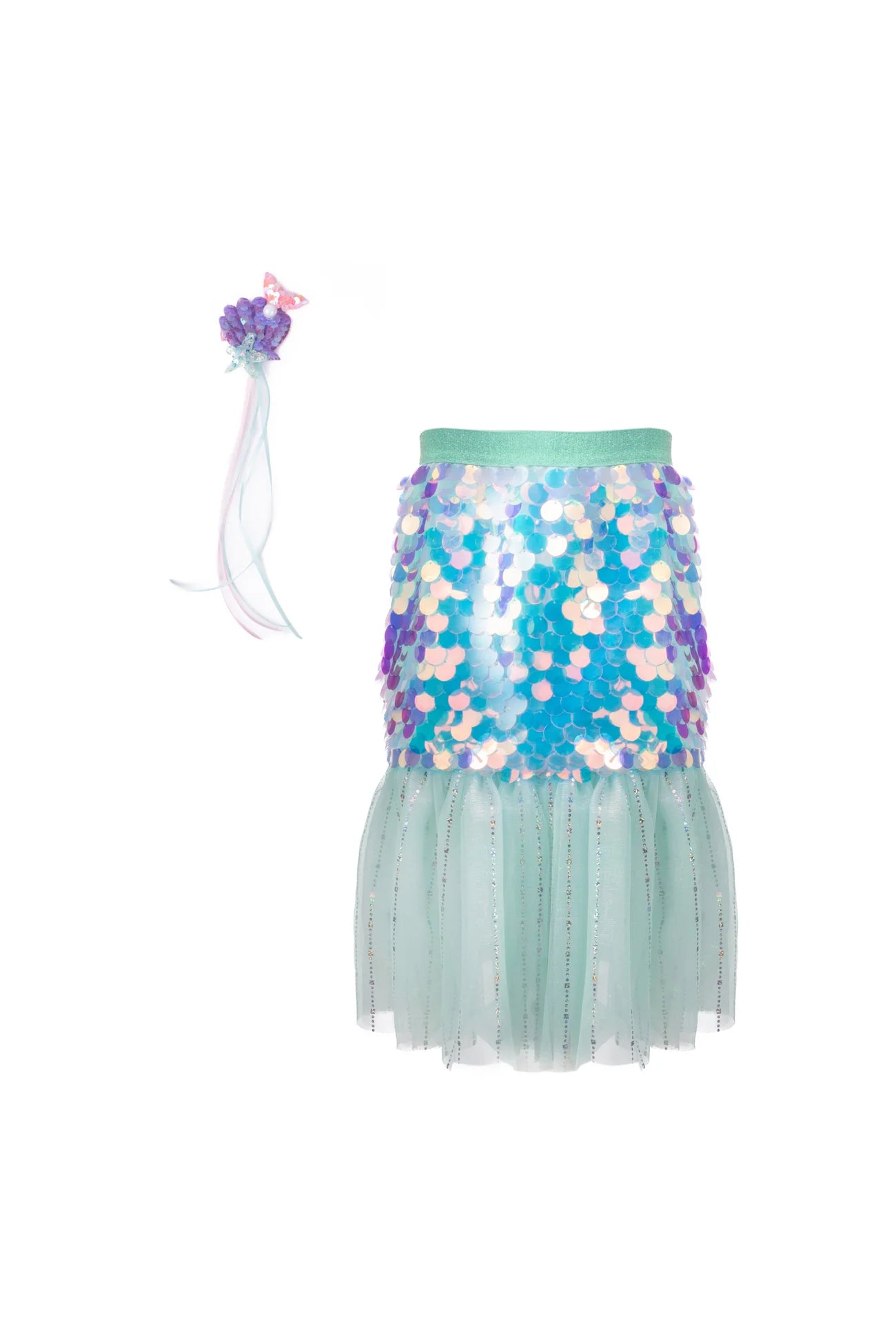 Mint Bling Mermaid Set, Size 4-6