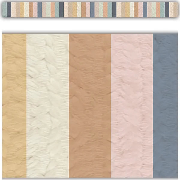 Everyone is Welcome Stripes Straight Border
