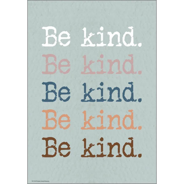 Everyone is Welcome Be Kind Poster