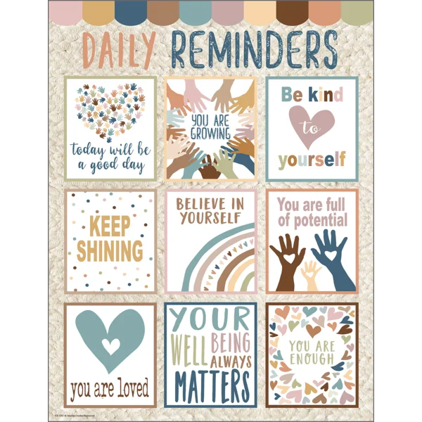 Everyone is Welcome Daily Reminder Chart