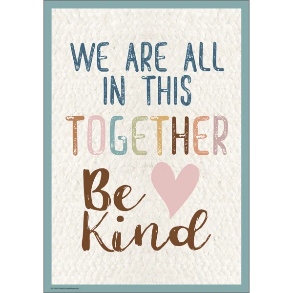 Everyone is Welcome We Are All In This Together Poster