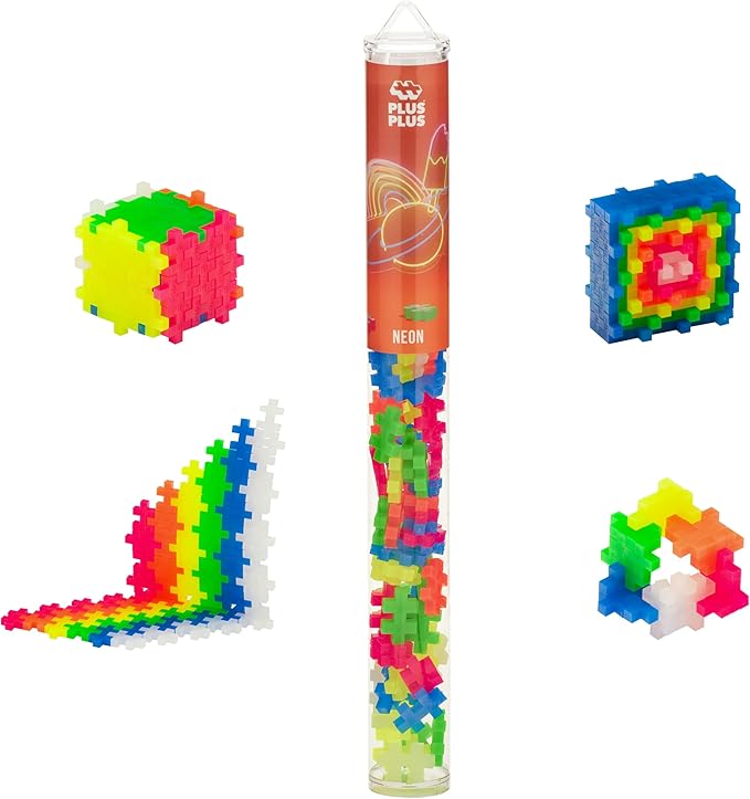 PLUS PLUS Neon 70 Piece Color Mix