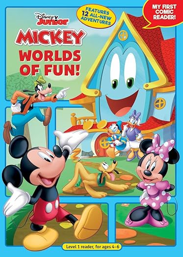 Mickey Mouse Funhouse: Worlds of Fun!: My First Comic Reader!