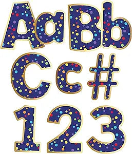 Sparkle & Shine Rainbow Confetti EZ Letters