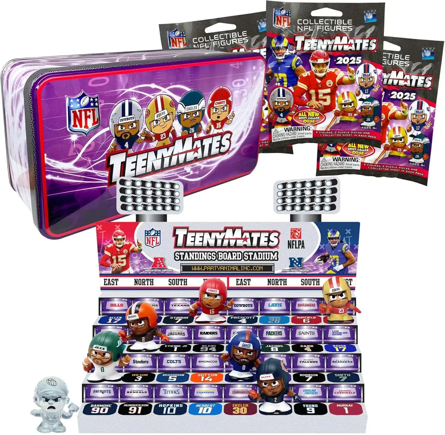NFL TeenyMates 2025 Football Series 13 Collector Tin Set