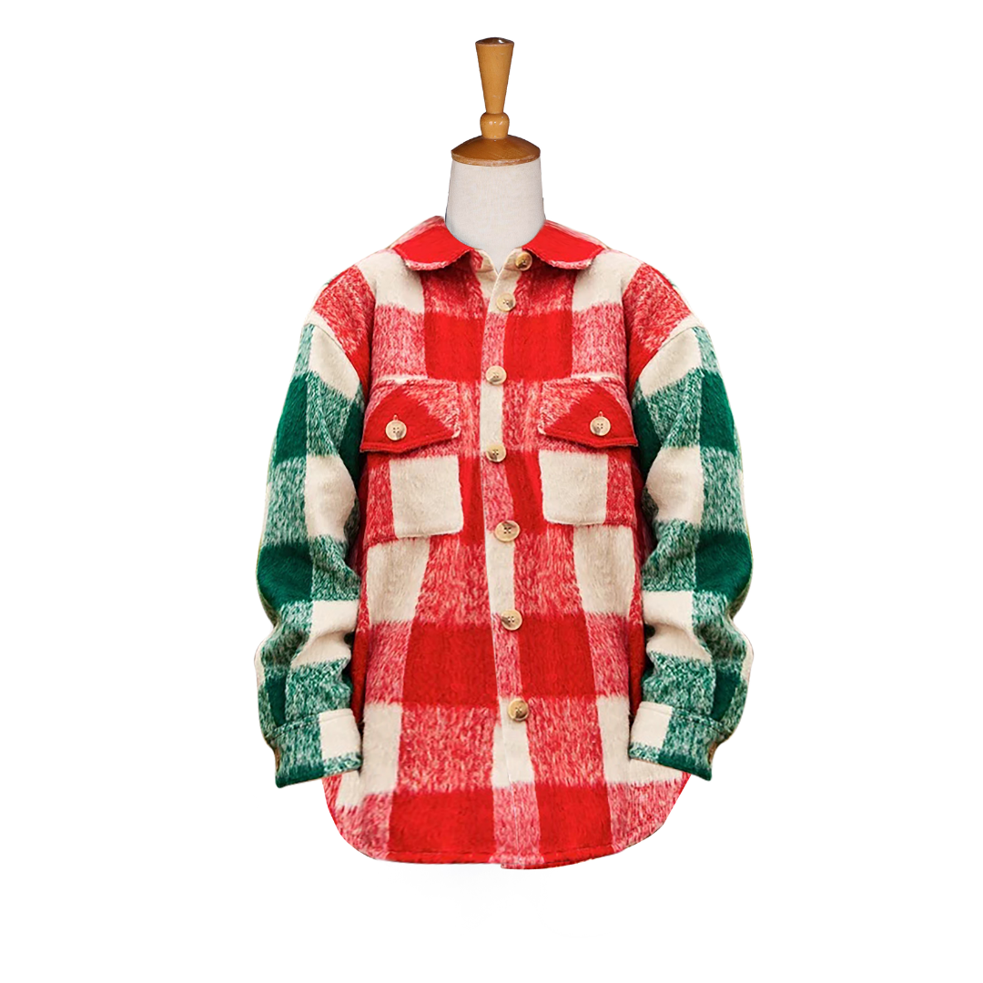 Holly & Pine Plaid Shacket