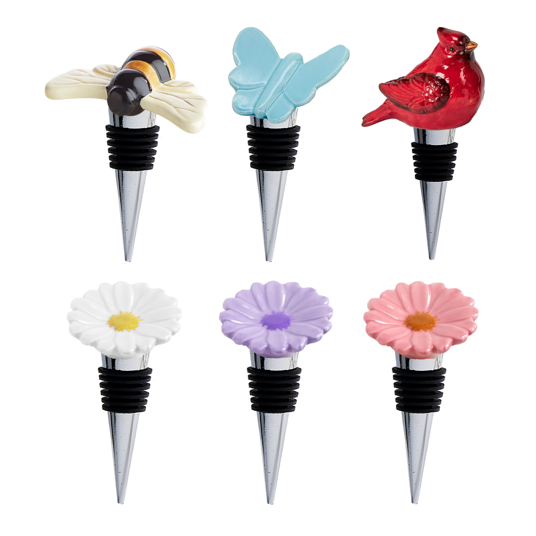 Floral Collection Wine Bottle Stopper
