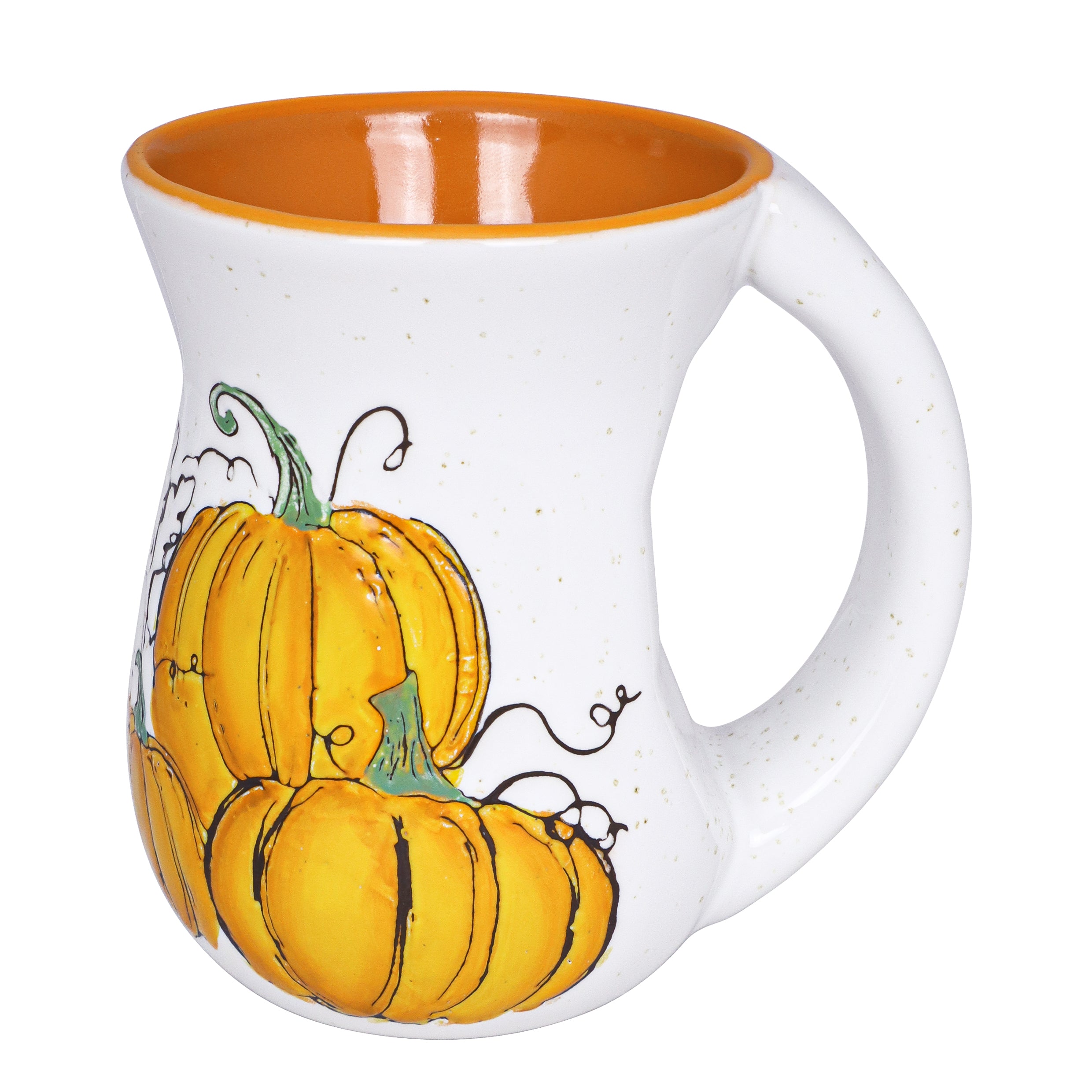 Fall Pumpkin & Leaf Cozy Mug