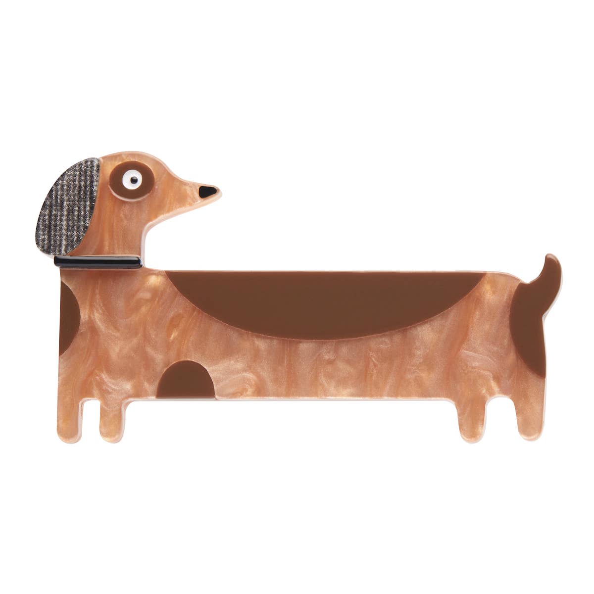 Long Dog brooch