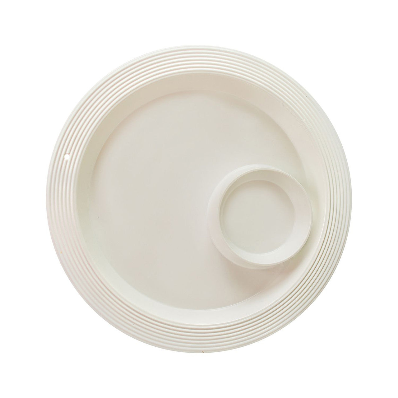 Pinstripes Chip & Dip Melamine Platter