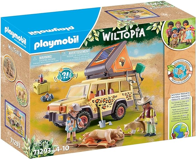 Playmobil Wiltopia Cross-Country Vehicle with Lions