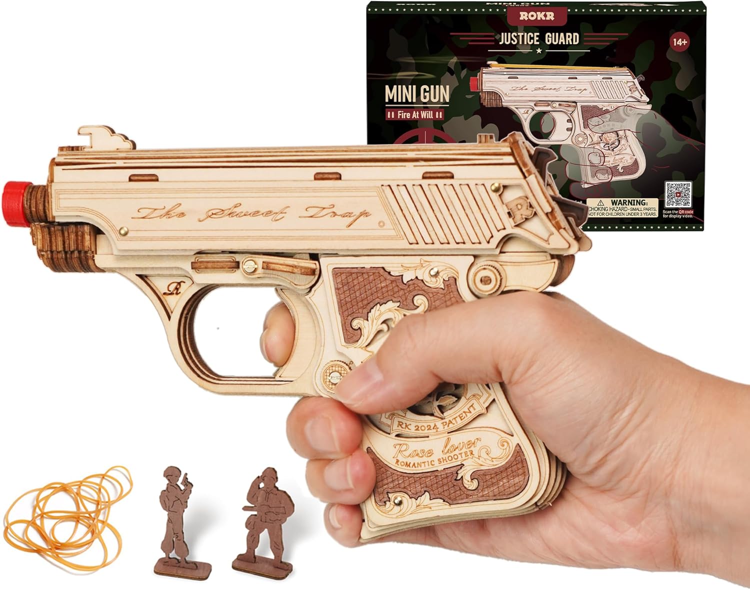 Justice Guard Rubber Band DIY Mini Gun