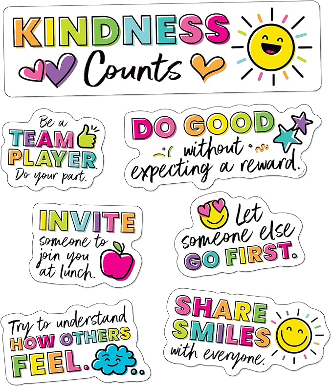 Kind Vibes - Motivational Mini Bulletin Board Set