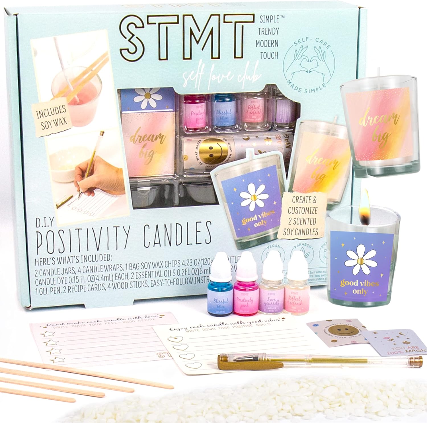 STMT DIY Positivity Candles