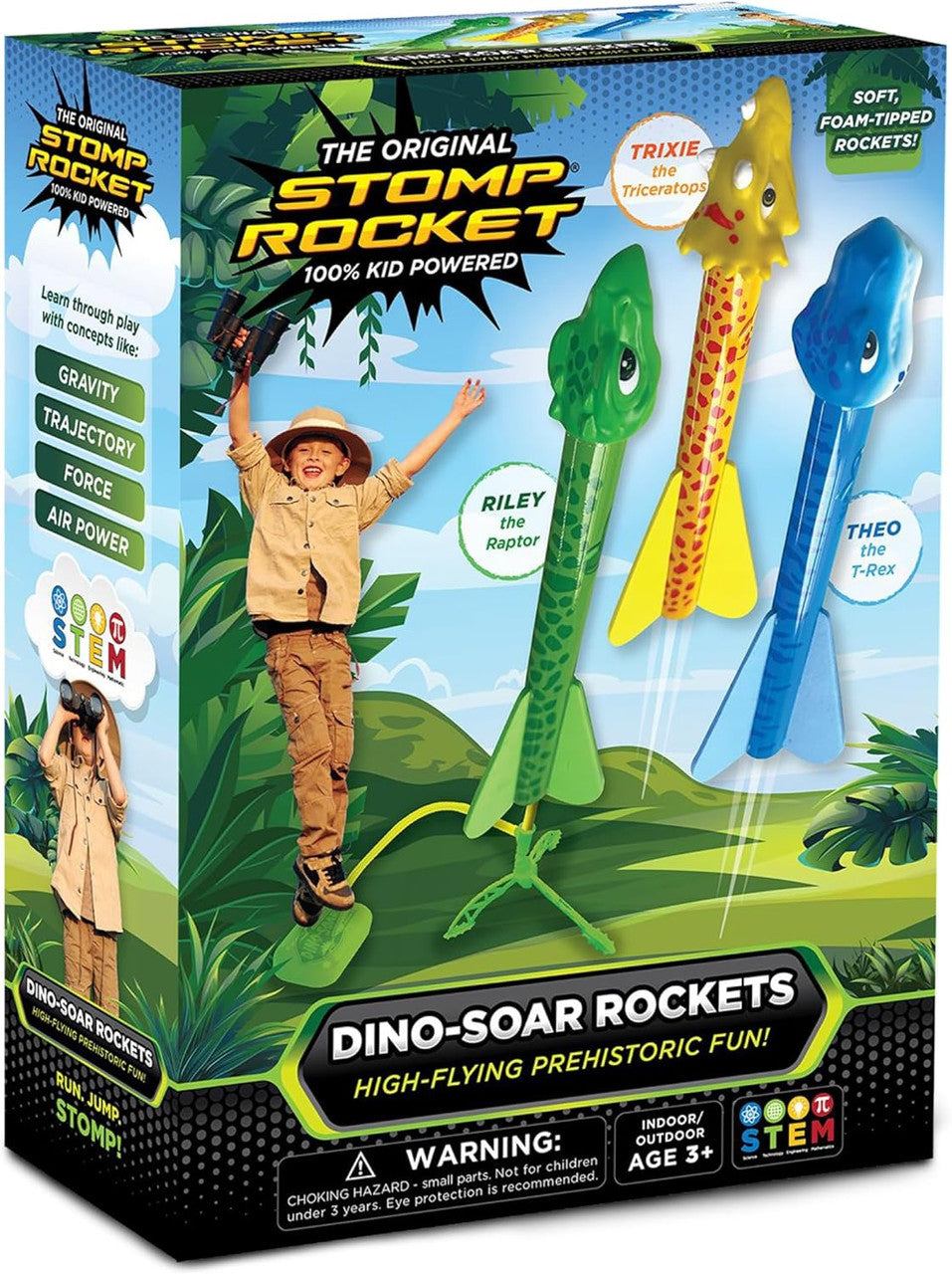 The Original Dino-Soar Stomp Rocket Kit