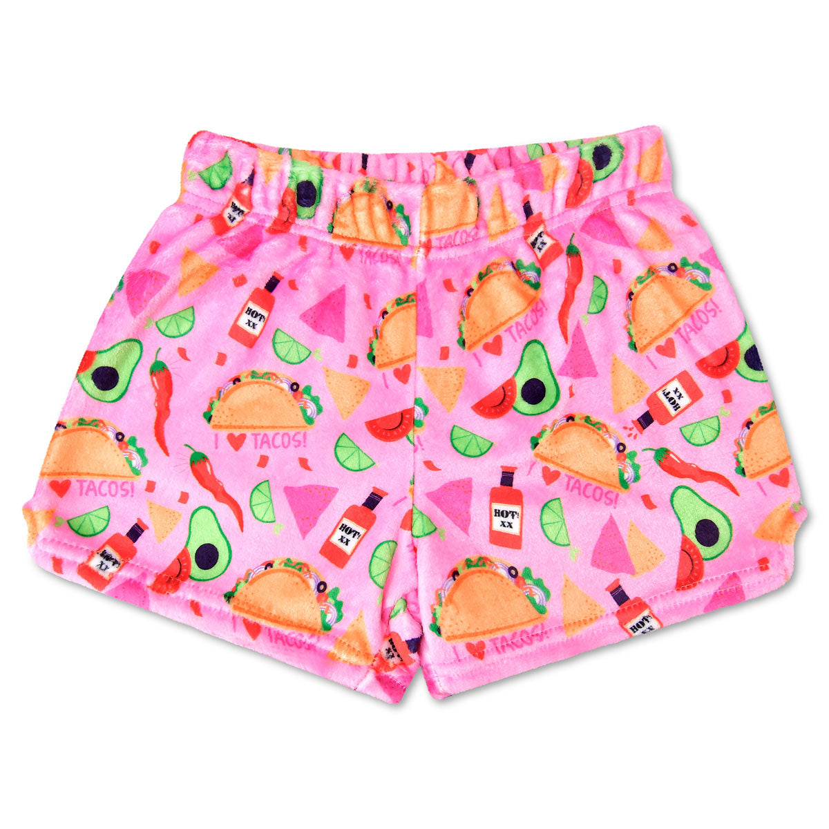 Tasty Taco Plush Shorts