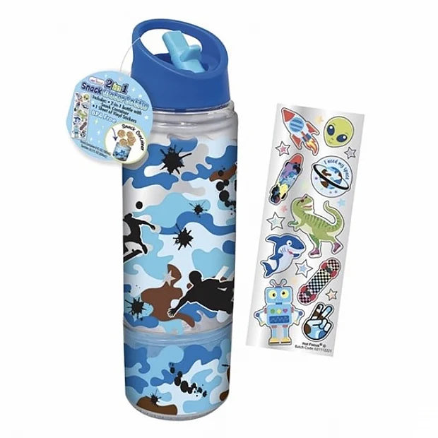 Camo Snack & Water Bottle
