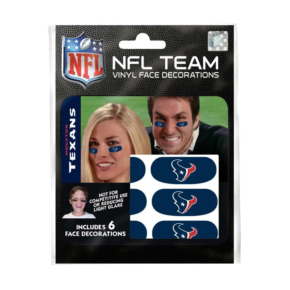 Houston Texans Face Decorations