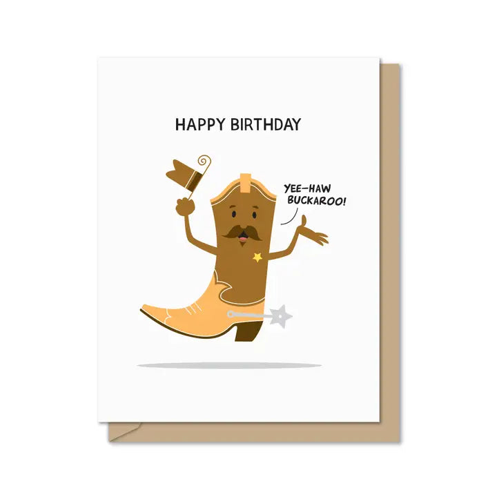 Birthday Buckaroo Card