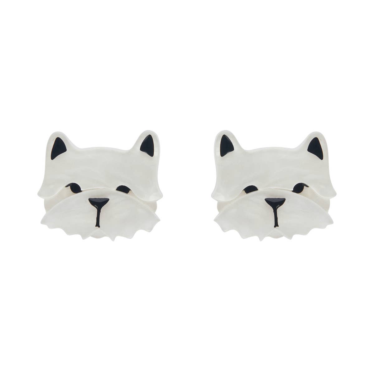 Winston The Westie stud earrings