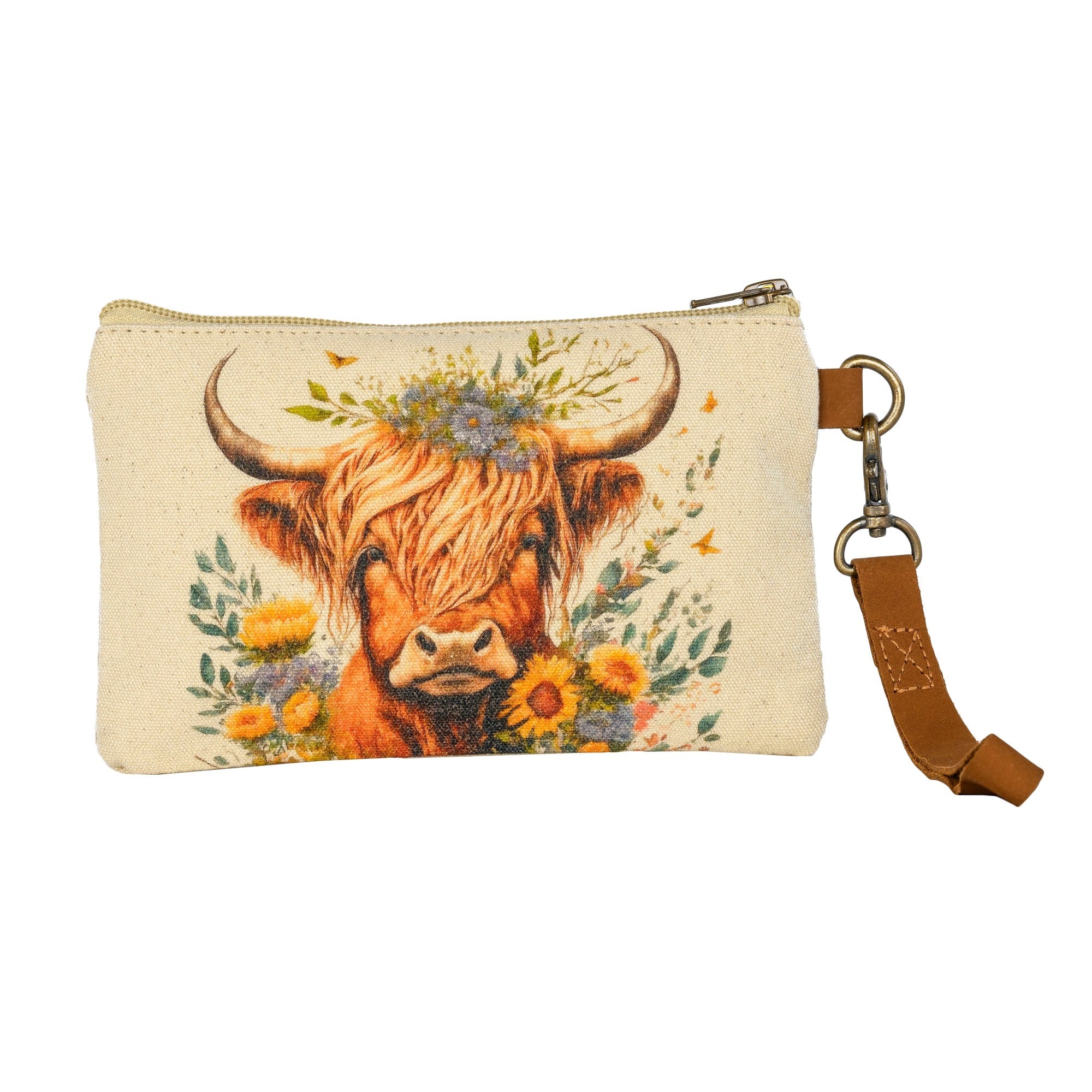 Highlander Floral Wristlet