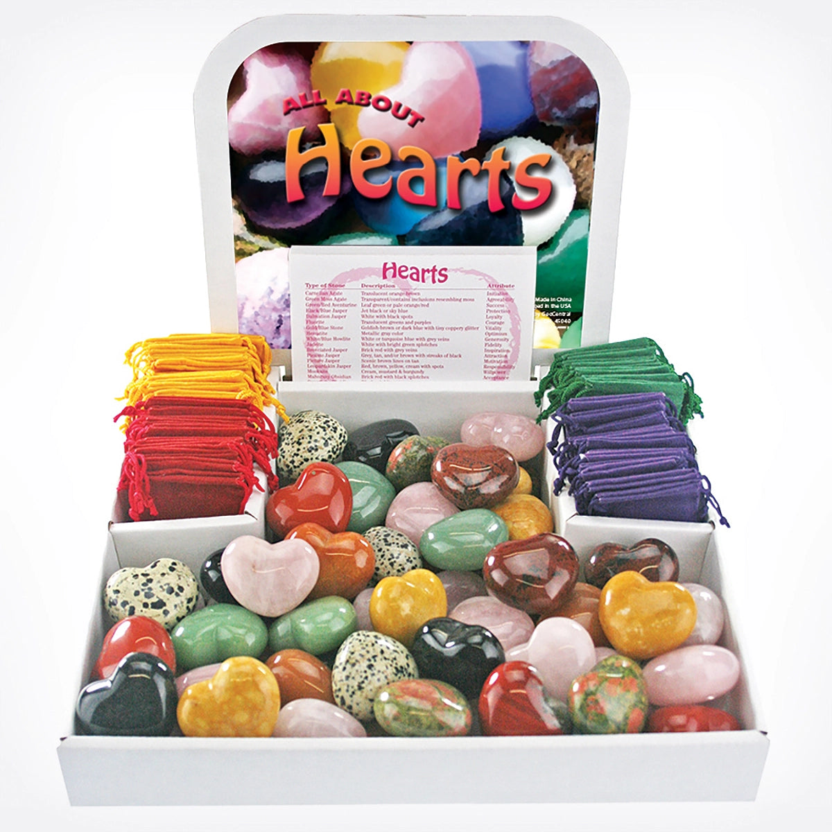 Mineral Heart Assortment