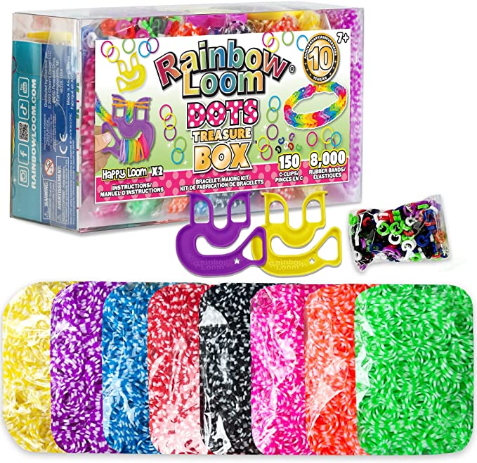 Rainbow Loom Treasure Box Dots