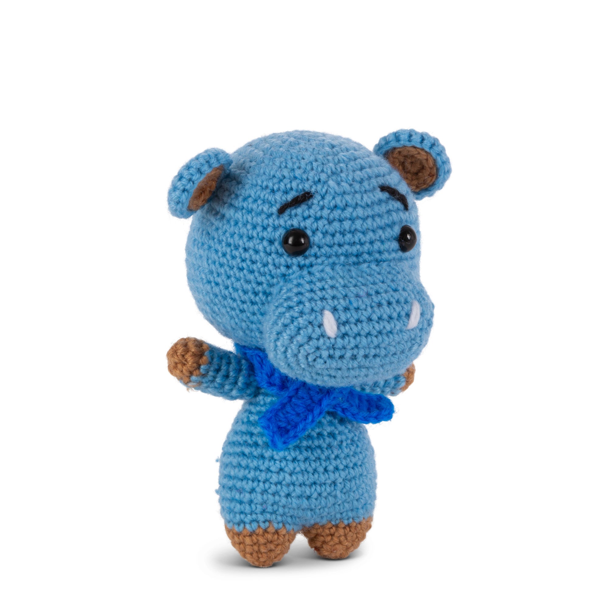 Crochet Your Own Amigurumi Hippo DIY Kit
