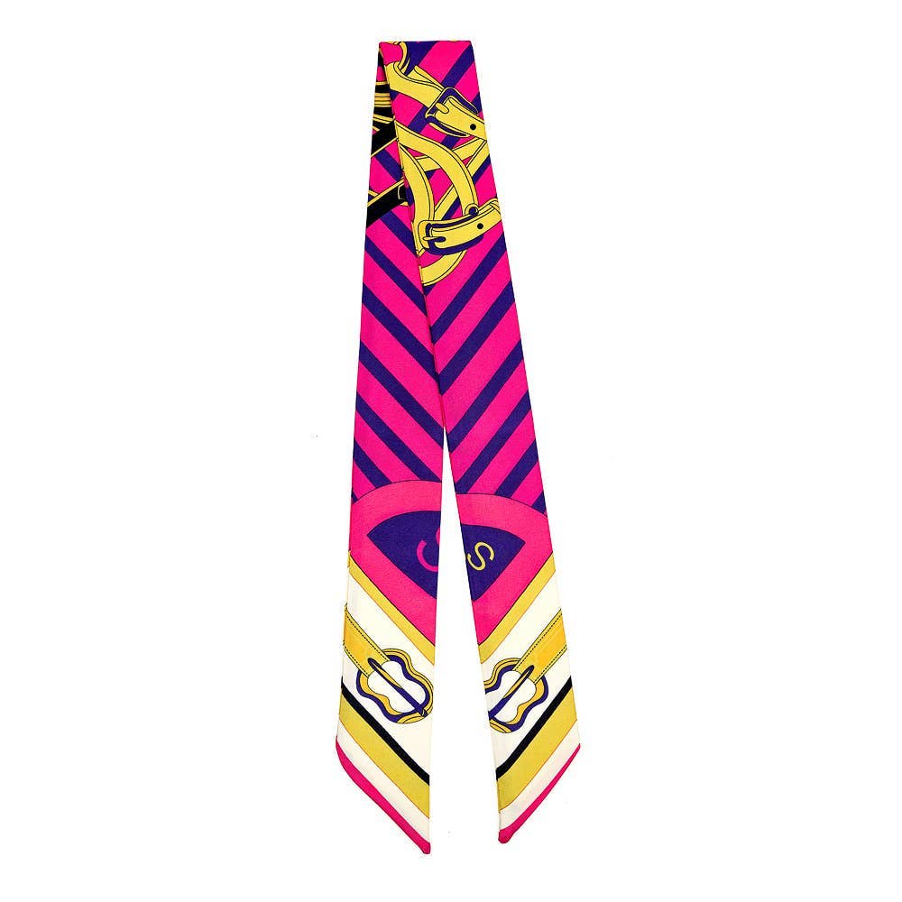 Triple Crown Mini Scarf: Pink