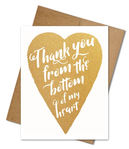 Heart Thank You Card