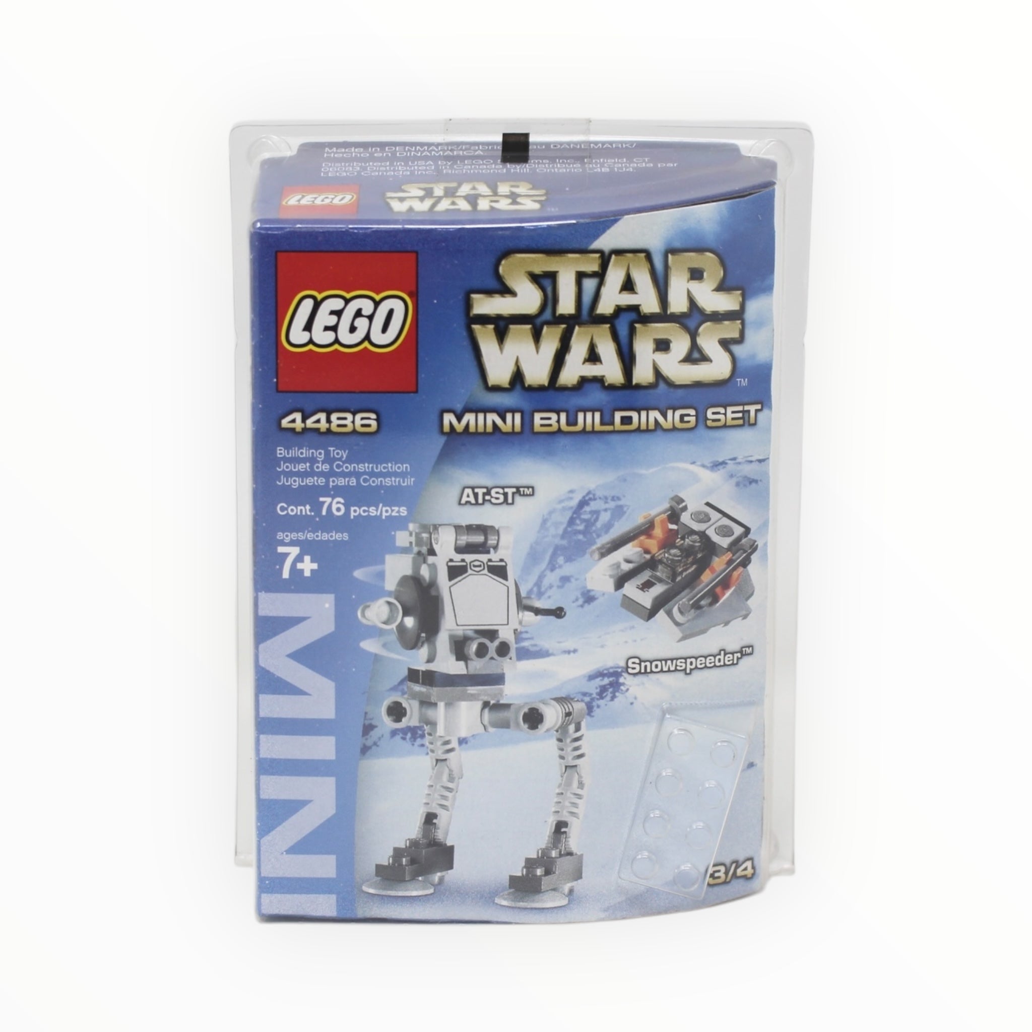 Retired Set 4486 Star Wars Mini AT-ST & Snowspeeder