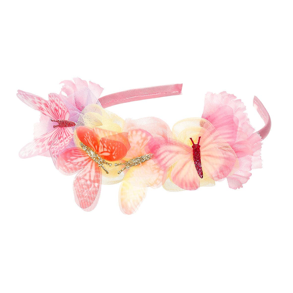 Tiara Lilyanne flowers & butterflies  - headband