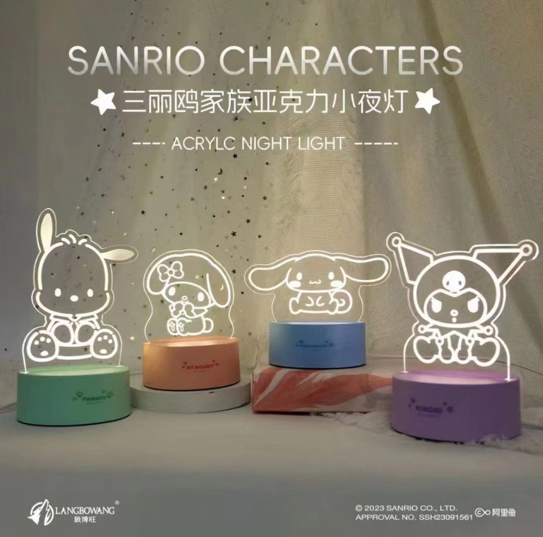 Sanrio Mini Acrylic Night Light