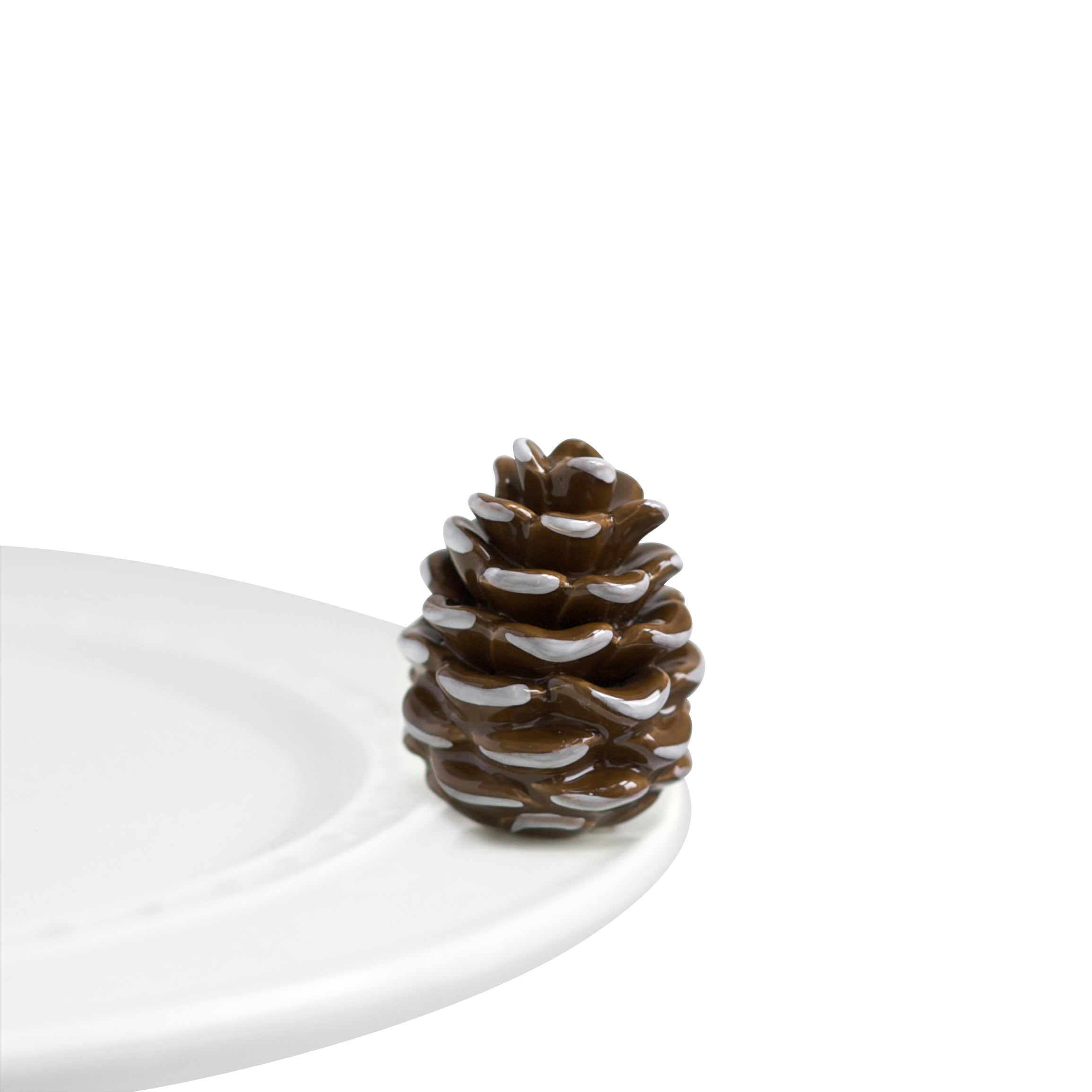 Nora Fleming pretty pinecone Mini