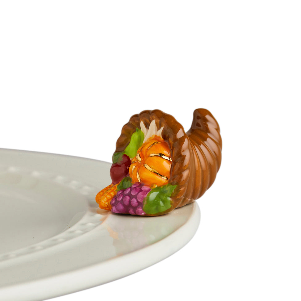 Nora Fleming autumn's bounty Cornucopia Mini