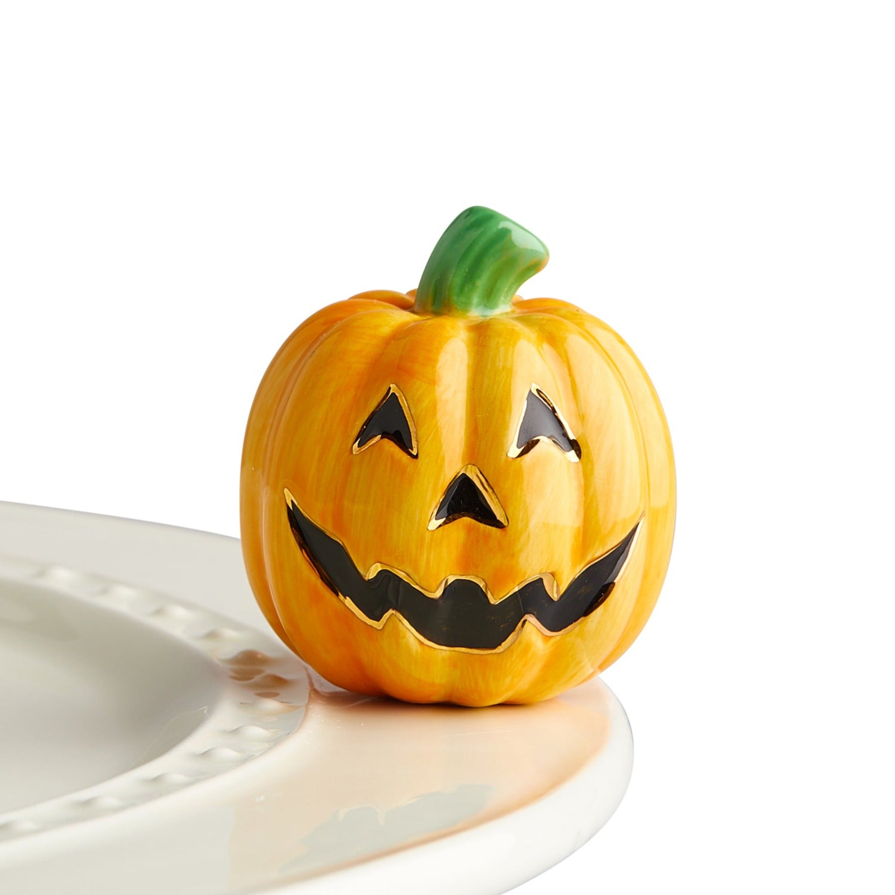 Nora Fleming carved cutie Jack-o-lantern Mini