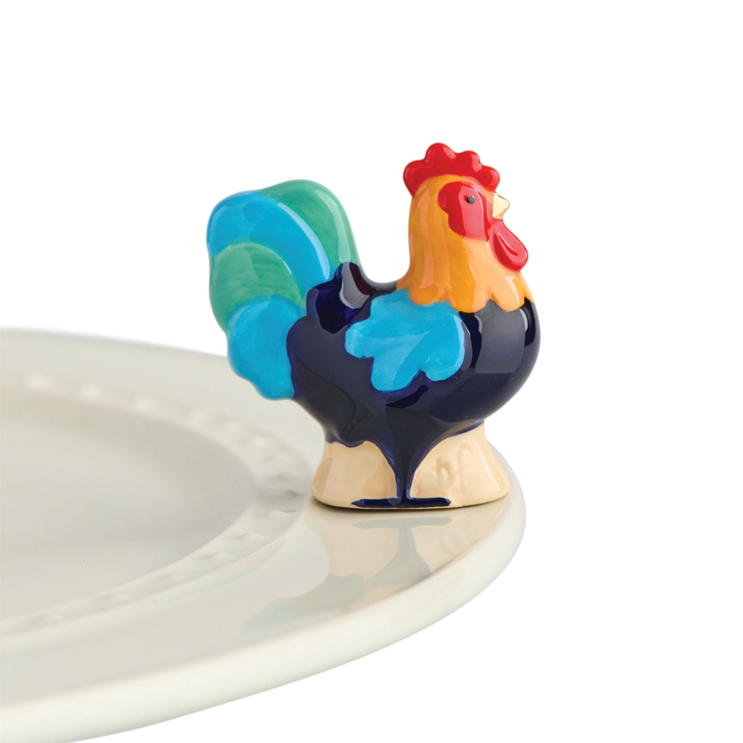 Nora Fleming cock a doodle doo Rooster Mini
