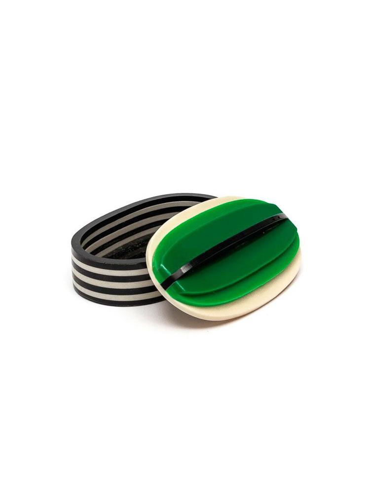Aurora AM Oval Box Green