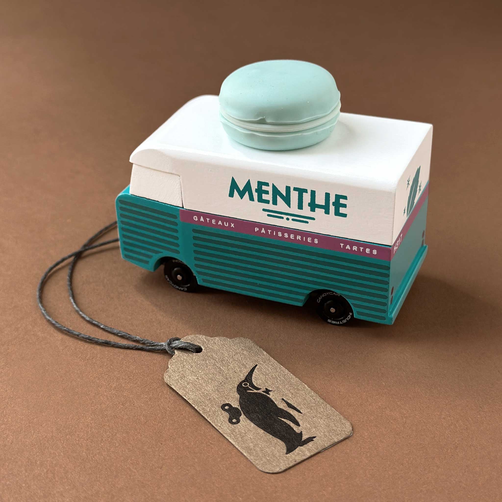 Wooden Candyvan | Macaron Truck - Menthe