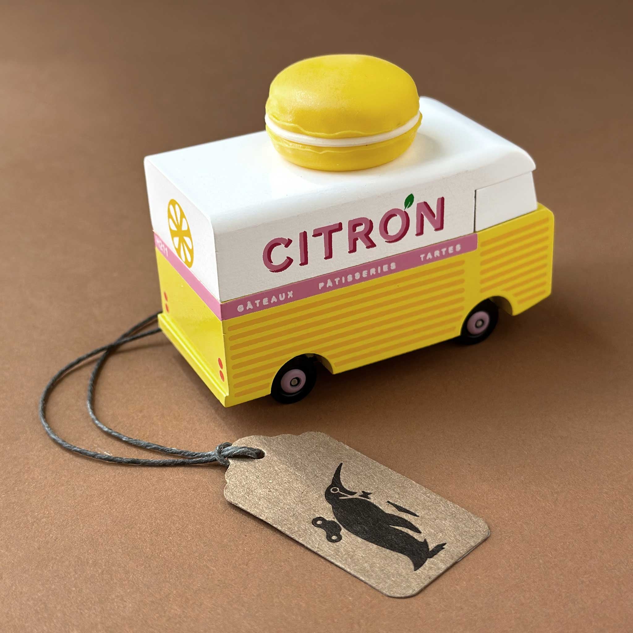 Wooden Candyvan | Macaron Truck - Citron
