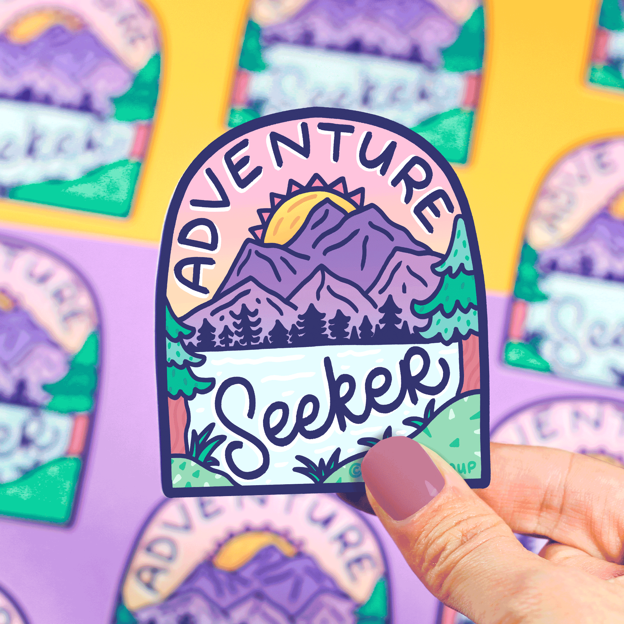 Adventure Seeker Vinyl Sticker