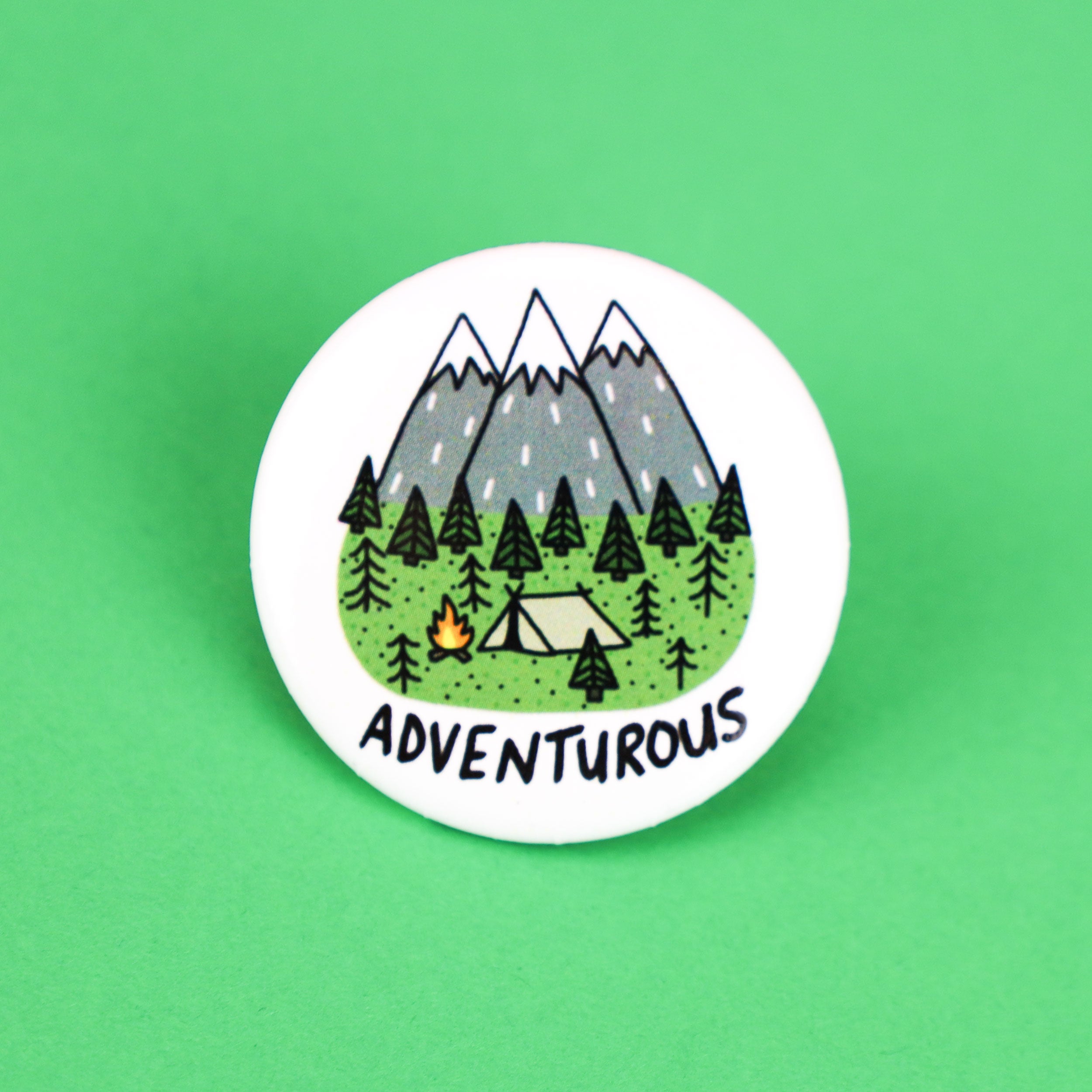 Adventurous Pinback Button