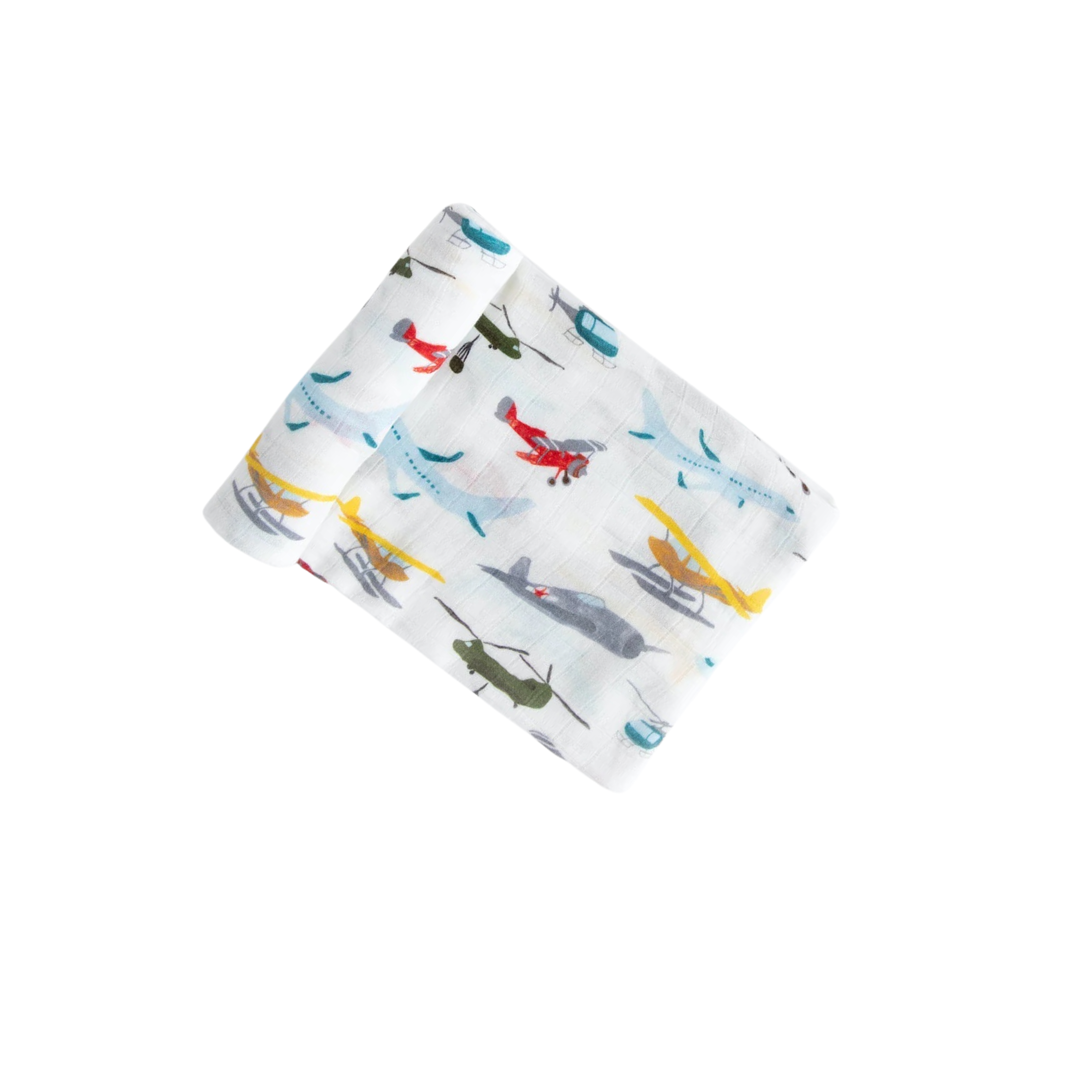 Airplane Print Deluxe Muslin Swaddle